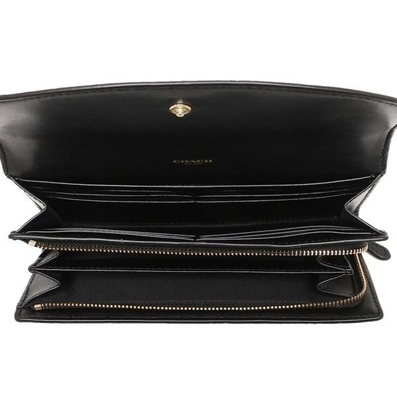 Coach Signature PVC Slim Envelope Wallet - Picture 6 of 7
